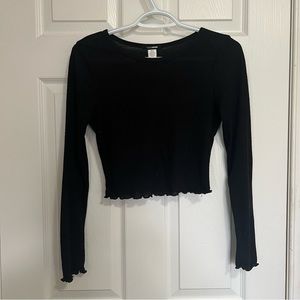 Fashion Nova, Ribbed Crop Top, Medium